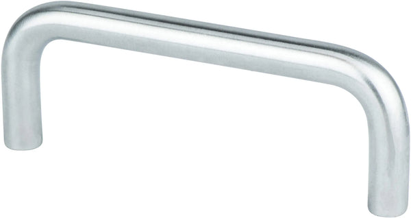 Advantage Wire Pulls 3'' CC Satin Chrome Steel Pull 6133-2SC-P