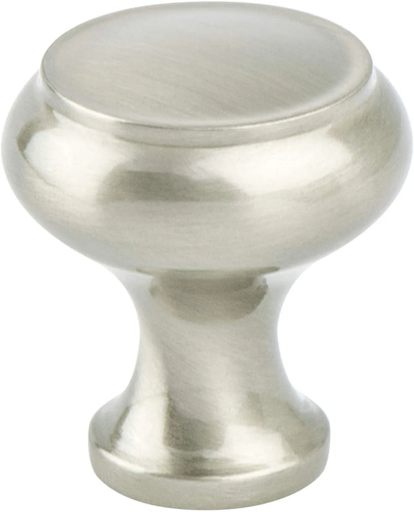 Forte Small Brushed Nickel Knob 8285-1BPN-P