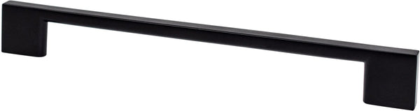 Transitional Advantage Four 192mm CC Matte Black Rectangle Pull 9061-4055-P