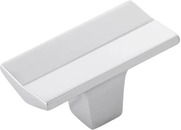 Avenue Collection Knob 2'' x 1'' Chrome Finish B076087-CH