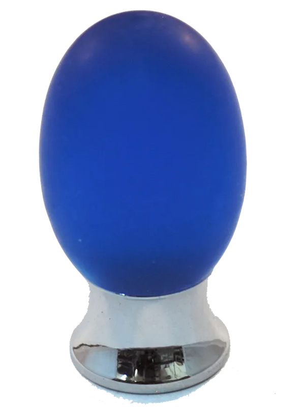 Athens Blue Polyester with Solid Brass Knobs 101-CM003-PB