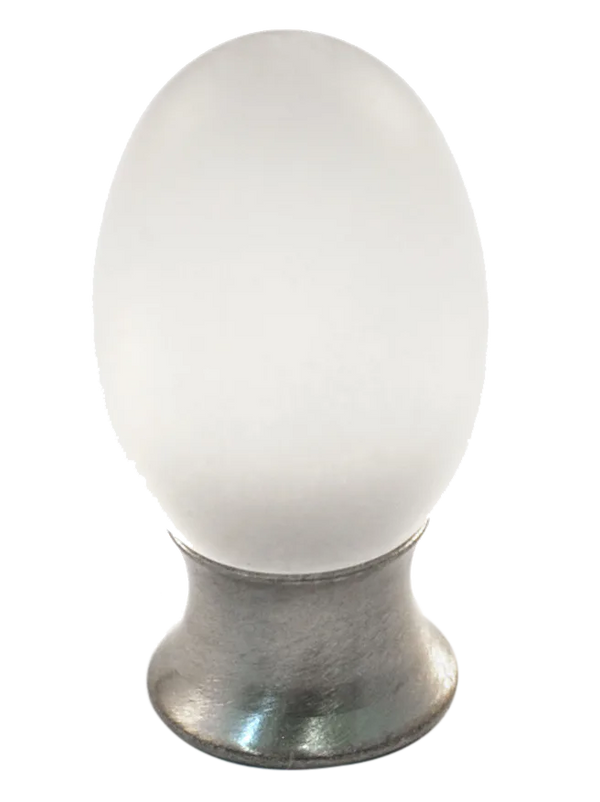 Athens Clear Polyester with Solid Brass Knobs 101-CM006-PB