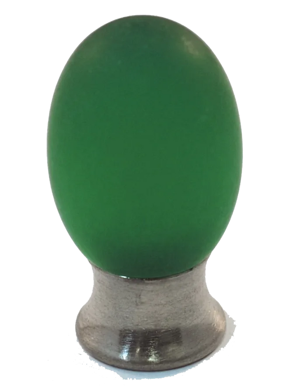 Athens Green Polyester with Solid Brass Knobs 101-CM014-PB