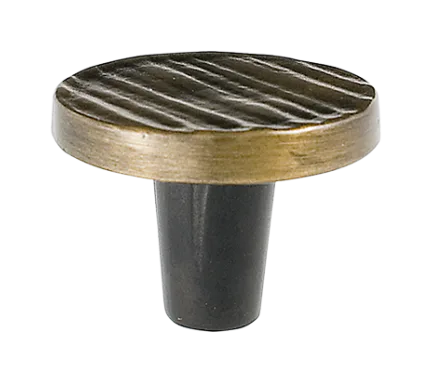 Forged 3 Round Knob 1 1/2'' C-FC301