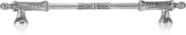 16'' cc Hampton Crystalized App. Pull, Clear Crystal, Burnish Silver Finish 8536/16