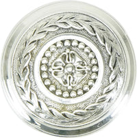 Kingston Knob, Burnished Silver 9866/6