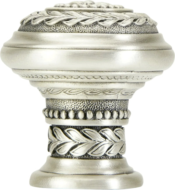 Kingston Knob, Matte Silver 9866MS