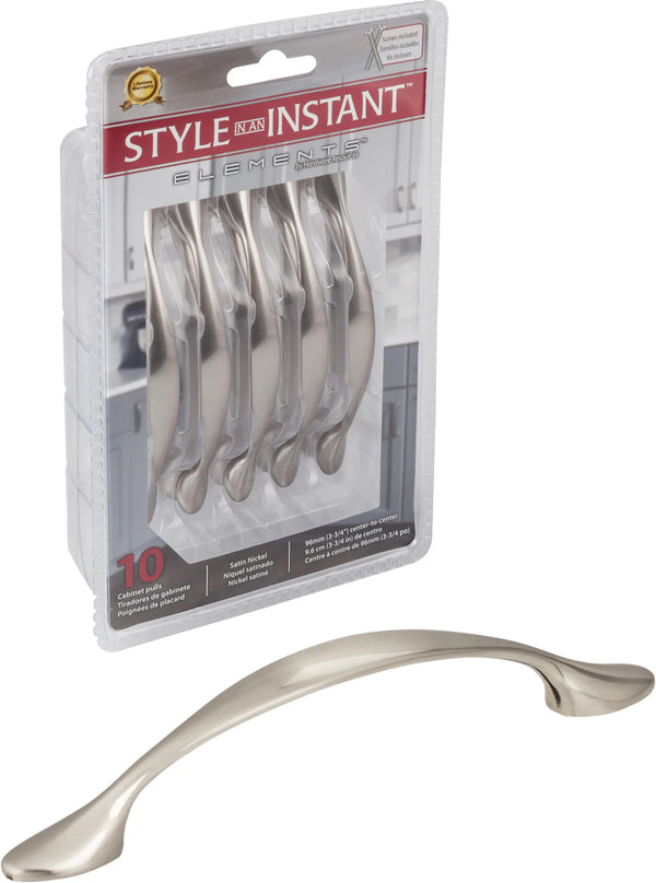 Retail Pack Hardware 96 mm cc Bar Pull 80814-SN-R