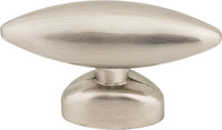 Verona 1-9/16'' Length Oval Knob 409222SN
