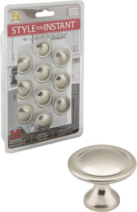 Retail Pack Hardware 1-1/8'' Diameter Mushroom Knob 647SN-R