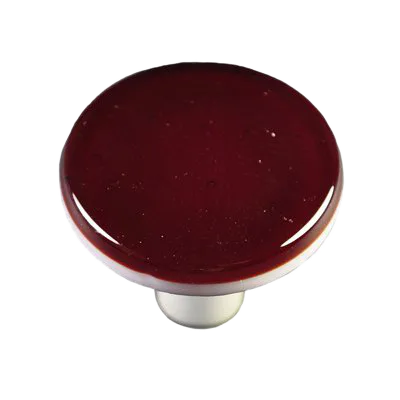 Garnet Red Round Knob