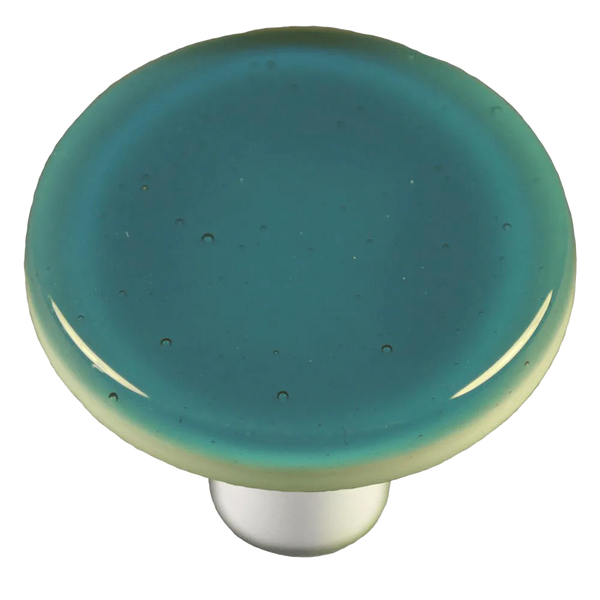 Steel Blue Round Knob