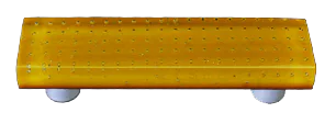 Bubbles Pumpkin Orange Rectangle Pull