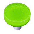 Bubbles Spring Green Circle Knob