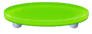 Bubbles Spring Green Oval Pull