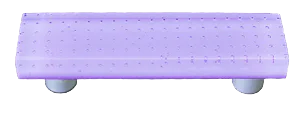 Bubbles Lavender Rectangle Pull
