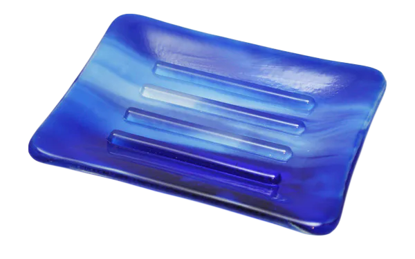 Swirl Collection Cobalt Blue Soap Dish