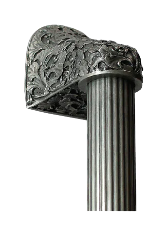 Florid Leaves Fluted Bar - 10'' Drill Centers