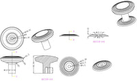 Marsala Transitional Metal Knob BP707040HBRZ