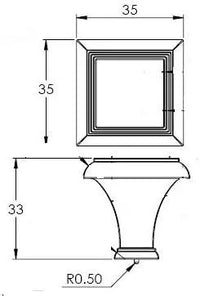 Beauharnois Traditional Metal Knob BP77535195