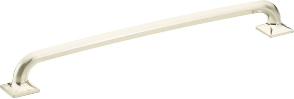 Northport Pull, Square Bases, Brushed Nickel, 10'' cc 208-BN