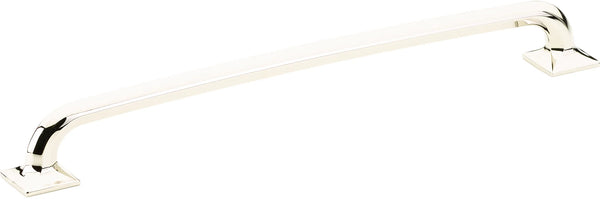 Northport Pull, Square Bases, Polished Nickel, 10'' cc 208-PN