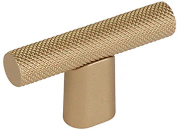Monza, T-Knob, Signature Satin Brass, 2'' 211092-SSB
