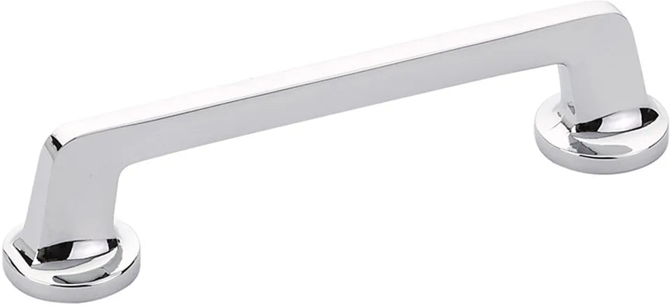Northport Pull, Round Bases, Polished Chrome, 5'' cc 212-26