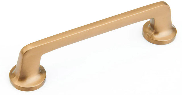 Northport Pull, Round Bases, Brushed Bronze, 5'' cc 212-BBZ