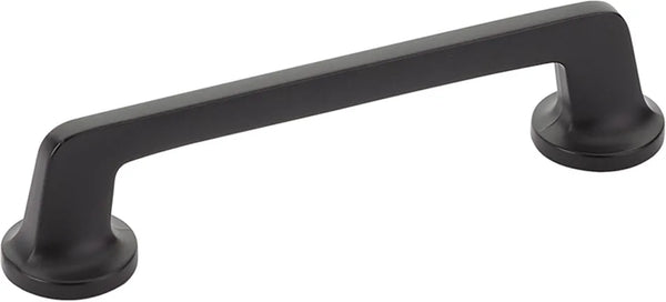 Northport Pull, Round Bases, Matte Black, 5'' cc 212-MB