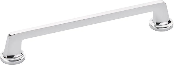 Northport Pull, Round Bases, Polished Chrome, 8'' cc 213-26