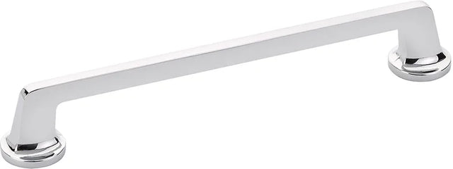 Northport Pull, Round Bases, Polished Chrome, 8'' cc 213-26