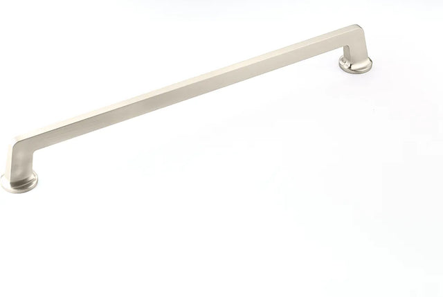 Northport Appliance Pull, Round Bases, Satin Nickel, 15'' cc 214-15