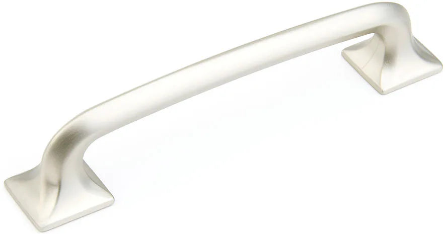 Northport Pull, Square Bases, Satin Nickel, 5'' cc 216-15