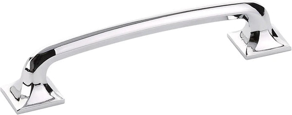 Northport Pull, Square Bases, Polished Chrome, 5'' cc 216-26