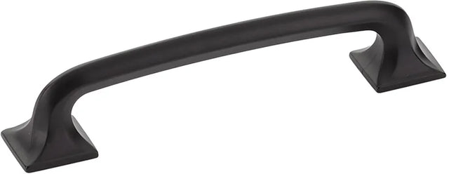 Northport Pull, Square Bases, Matte Black, 5'' cc 216-MB