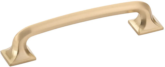 Northport Pull, Square Bases, Signature Satin Brass, 5'' cc 216-SSB