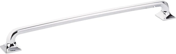 Northport Appliance Pull, Square Bases, Polished Chrome, 15'' cc 218-26