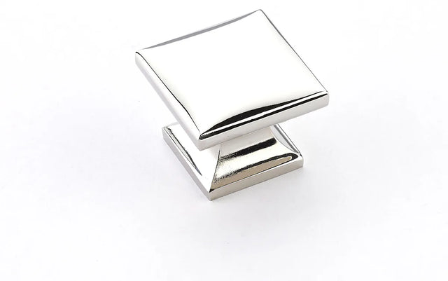 Northport Knob, Square, Polished Nickel, 1-3/8'' 219-PN
