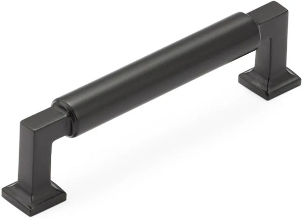 Haniburton Pull, Matte Black, 4'' cc 474-MB