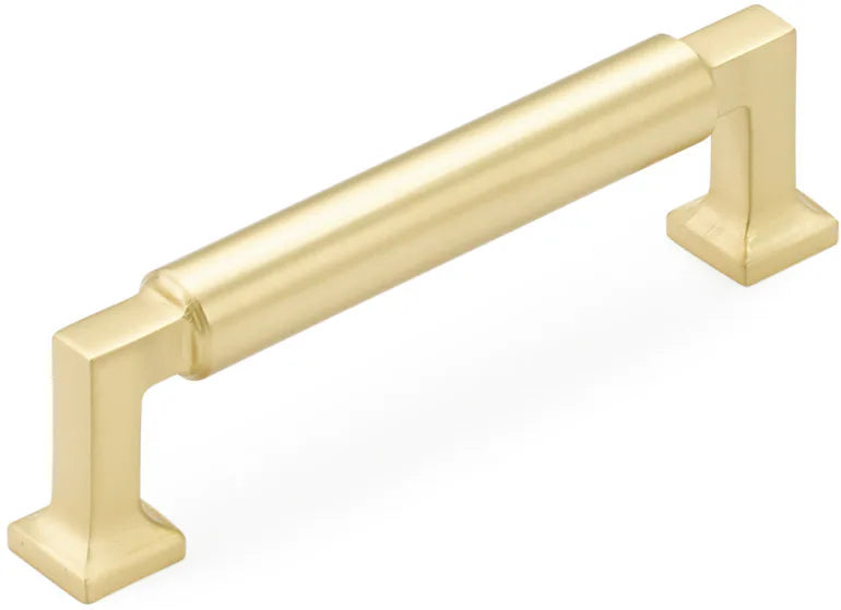 Haniburton Pull, Satin Brass, 4'' cc 474-SB
