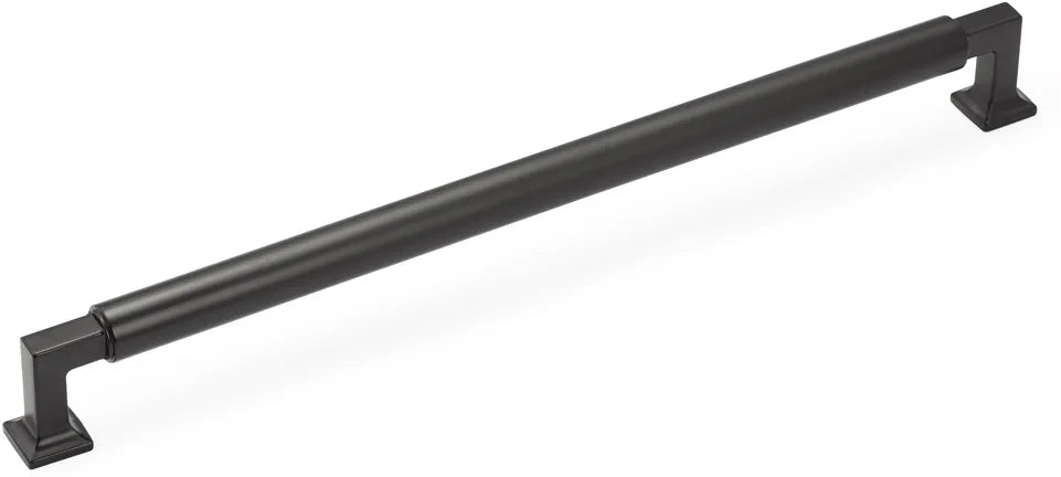 Haniburton Appliance Pull, Matte Black, 15'' cc 479-MB