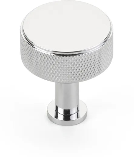Pub House Knob, Knurled, Polished Chrome, 1-1/4'' dia 5002-26
