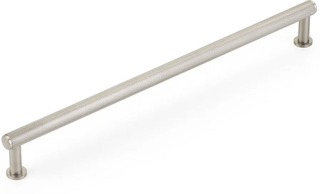 Pub House Pull, Knurled, Brushed Nickel, 10'' cc 5010-BN