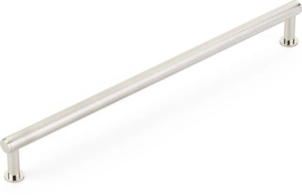 Pub House Pull, Knurled, Polished Nickel, 10'' cc 5010-PN