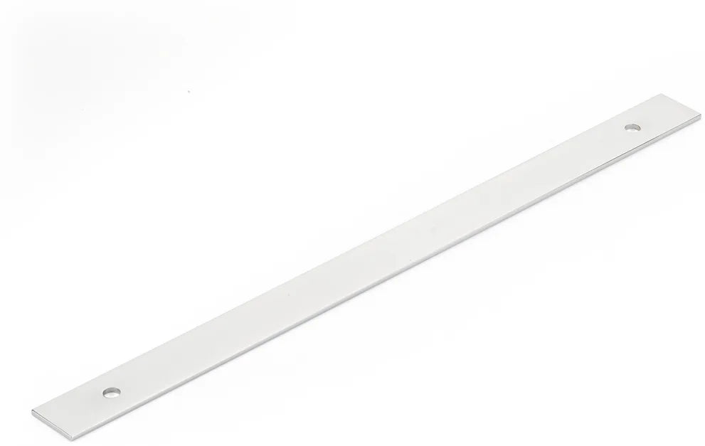 Pub House Backplate for Appliance Pull, Polished Chrome, 12'' cc 5112AB-26
