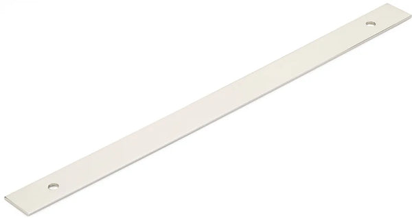 Pub House Backplate for Appliance Pull, Polished Nickel, 12'' cc 5112AB-PN