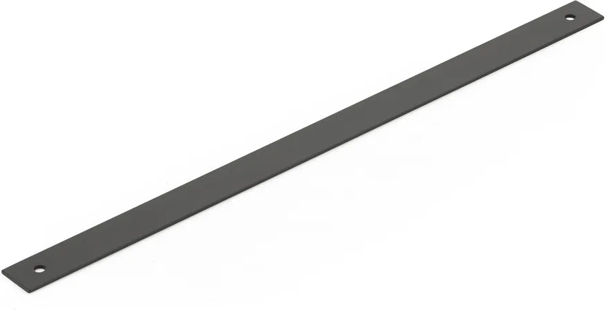 Pub House Backplate for Pull, Matte Black, 12'' cc 5112B-MB