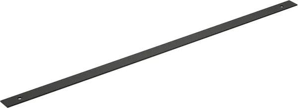 Pub House Backplate for Appliance Pull, Matte Black, 18'' cc 5118AB-MB