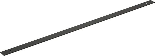 Pub House Backplate for Appliance Pull, Matte Black, 24'' cc 5124AB-MB